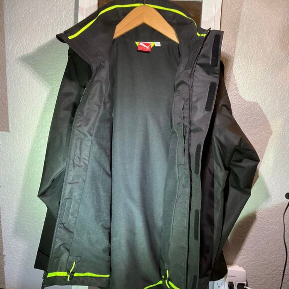 Puma Men's Jacket w Hoodie, Black, Small - Picture 12 of 12